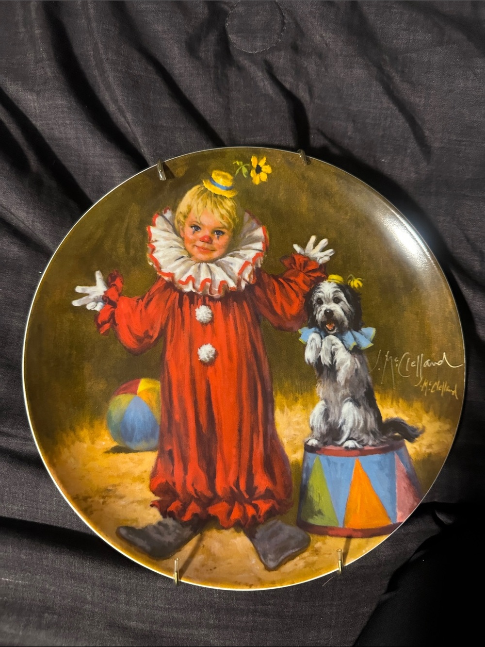 1982 Reco “Tommy The Clown” Collector Plate